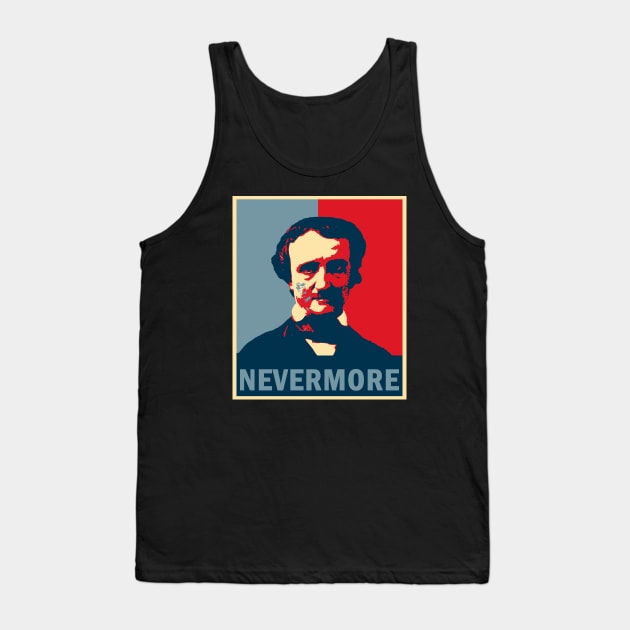 Edgar Allan Poe Tank Top by valentinahramov